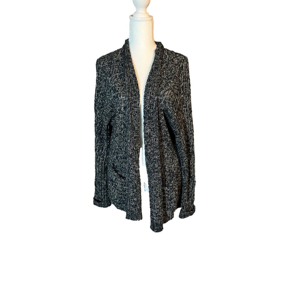 Holister Navy Oversized Open Cardigan